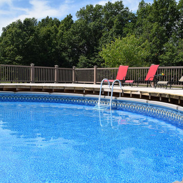 Above ground with deck