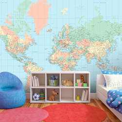 World Map Wallpaper - Wallpaper
