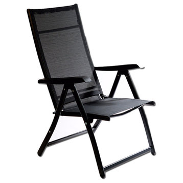 Heavy Duty Adjustable Reclining Folding Chair, Set of 2