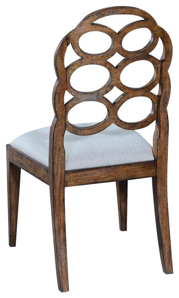 Rustic Side Chairs Side Chair Midtown Dining Accent Rustic Pecan Wood Ovals Design ...