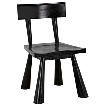Gilbert Dining Chair, Black Charcoal, 34"H (AE-213CHB YUU6013JW8)