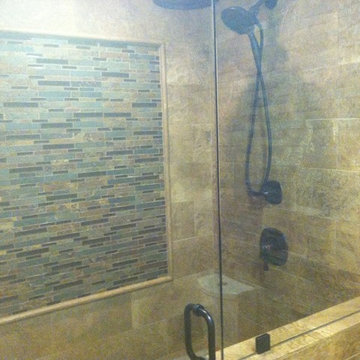 Natural stone with feature wall