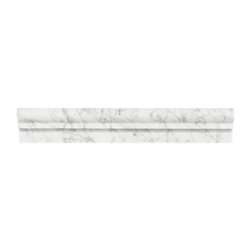 Bianco Carrara Polished Marble Ogee - Accent Trim And Border Tile