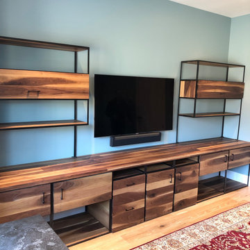 Sappy Walnut Wall Unit
