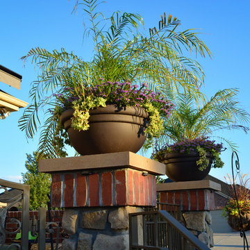 Corner lot Courtyard