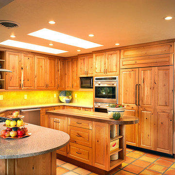 Carmel / Southwest Knotty Cherry Kitchen