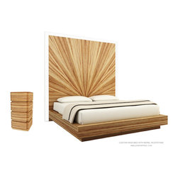 JONATHAN FRANC - NASH TALL BED / MOREL NIGHTSTAND by Jonathan Franc - Beds