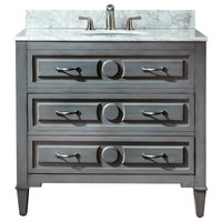 Avanity Kelly Vanity Only, Grayish Blue Finish