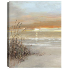 Malibu Sunset by Sally Swatland Canvas Art Print - Beach Style - Prints And  Posters - by Fine Art Canvas | Houzz