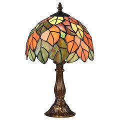Tiffany Style Hummingbirds Table Lamp 18