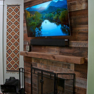 Rustic Modern Fireplace