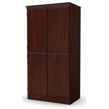 South Shore Morgan Storage Cabinet in Royal Cherry