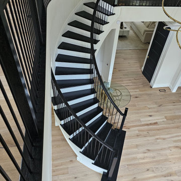 Project #130 | Curved Staircase with Wraparound Balcony