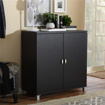 Bowery Hill Multipurpose Entryway Storage Cabinet in Brown