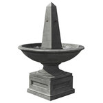 Campania International - Condotti Obelisk Outdoor Fountain - Condotti Obelisk Outdoor Fountain Features: