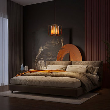 Crystal chandelier that captivates at first sight, as if telling a story.