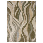 Addison Rugs - Pasco APA35 Rug, Green, 9'10" X 13'2" - Set the stage with the Pasco collection, where modern-day designs seamlessly blend with a balanced mix of warm and cool colors. Every rug, exquisitely hand-carved, unveils detailed patterns, lending depth and charm. Bask in the luxury of the plush, heavy pile. Using 100% polypropylene and meticulously crafted in Egypt, longevity is assured. The Pasco collection encapsulates style and premium quality.