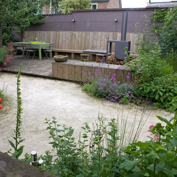 Garden behind a former milk shop
