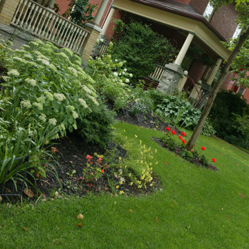 Front Formal Gardens and Back Pondless Stream