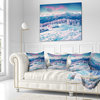 Winter Morning in Carpathian Landscape Photography Throw Pillow, 16"x16"