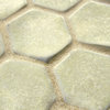 10.75"x12" London Hexagon Ceramic Mosaic Tile, Polar