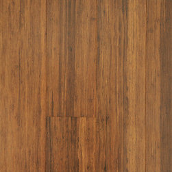 EcoFusion - EcoFusion Engineered Drop and Lock Strand Bamboo, Rye - Bamboo Flooring