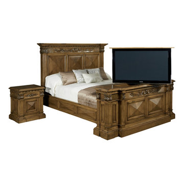 TV lift cabinet, Belvedere TV lift n bed with swivel