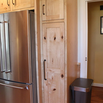 Rustic Knotty Maple Kitchen