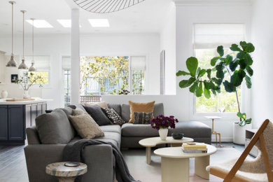 Living room - transitional living room idea in San Francisco