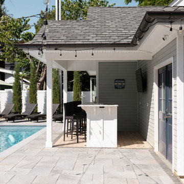 Maximizing a Small-ish Backyard w/ Poolside Entertaining
