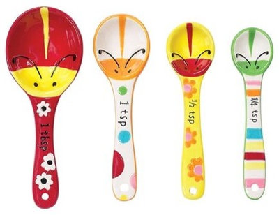 Eclectic Measuring Spoons by Cooking