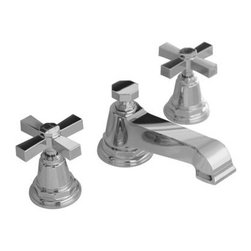 Kohler Pinstripe Pure Widespread Lavatory Faucet, Polished Chrome - Bathroom Faucets And Showerheads