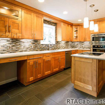 Honey Spice Pre-Assembled Cabinets