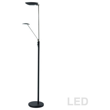 Dainolite 170LEDF-BK MotherandSon, 72" 33W 4 LED Floor Lamp