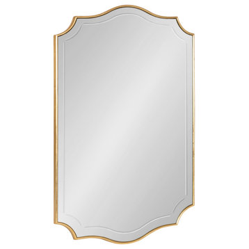 Hollyn Decorative Framed Wall Mirror, Gold 20x30