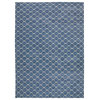 Rug N Carpet - Handmade Wool 9' 11'' x 13' 11'' Modern Design Dhurrie Kilim Rug