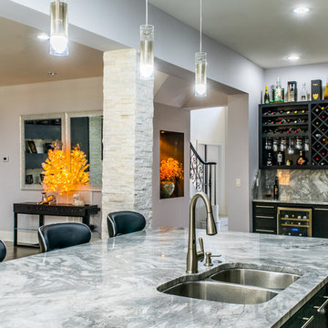 Super White Marble Kitchen Countertops