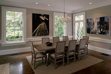 Inspiration for a victorian dining room remodel in Boston
