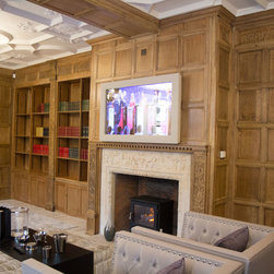 55" Leather Wrap TV Mirror Frame. - Products