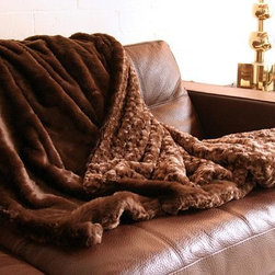 Chic Brown Rabbit Mocha Throw - Products