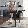 100 Series Height Adjustable 65" Sit-Stand Desk in Espresso