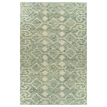 Kaleen Radiance Collection Bright Green Area Rug 5'x7'9"