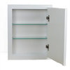 Tyndall On the Wall White Cabinet 21.5h x 15.5w x 3.5d