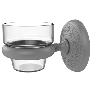 Monte Carlo Wall Mounted Votive Candle Holder, Matte Gray