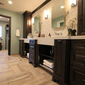 Lodi Transitional Master Bath and Closet