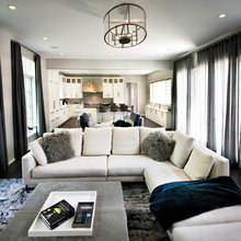 mid century living room