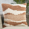 Jaipur Living Hasani Indoor/Outdoor Tan and White Abstract Poly Fill Pillow 22"