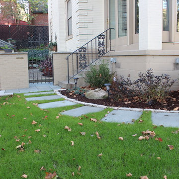 Front Yard Retaining Wall, Walkway, Landing and Step Refurbishment