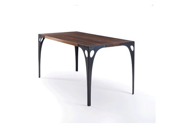 PK 10 Table with Solid Walnut Top