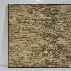 Bark House&reg; Panels - Gold Birch Bark - Wallpaper